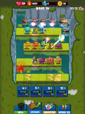 In this game, you have to perform the task of raising many kinds of monsters and defeating enemies, protecting your tower. You must apply tactics based on the enemy's special skills to win. Upgrade your hero and join them in battle! Feartures: - Merge and upgrade your monster army. - Countless monsters with unique skills, multiple upgrade modes. - Want to play faster? Use 2x fast forward feature! - The game can be played anywhere, even without an Internet connection! - Beautiful graphics, true sound. - Easy to play, addictive game. Start your monster empire today!-1