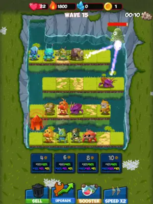 In this game, you have to perform the task of raising many kinds of monsters and defeating enemies, protecting your tower. You must apply tactics based on the enemy's special skills to win. Upgrade your hero and join them in battle! Feartures: - Merge and upgrade your monster army. - Countless monsters with unique skills, multiple upgrade modes. - Want to play faster? Use 2x fast forward feature! - The game can be played anywhere, even without an Internet connection! - Beautiful graphics, true sound. - Easy to play, addictive game. Start your monster empire today!-2