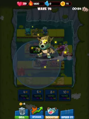 In this game, you have to perform the task of raising many kinds of monsters and defeating enemies, protecting your tower. You must apply tactics based on the enemy's special skills to win. Upgrade your hero and join them in battle! Feartures: - Merge and upgrade your monster army. - Countless monsters with unique skills, multiple upgrade modes. - Want to play faster? Use 2x fast forward feature! - The game can be played anywhere, even without an Internet connection! - Beautiful graphics, true sound. - Easy to play, addictive game. Start your monster empire today!-3